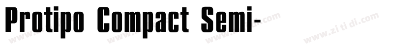 Protipo Compact Semi字体转换